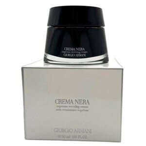 Giorgio Armani Crema Nera Supreme Light Reviving Cream LARGE 1.69oz/50ml NEW
